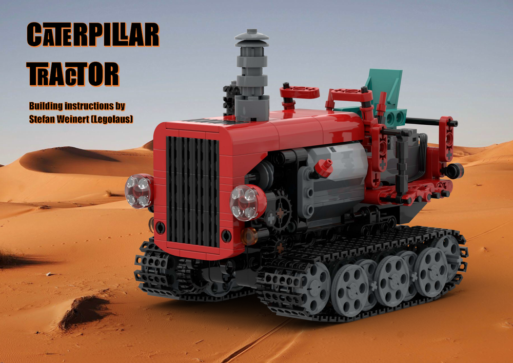 Lego Caterpillar Tractor (open Version)