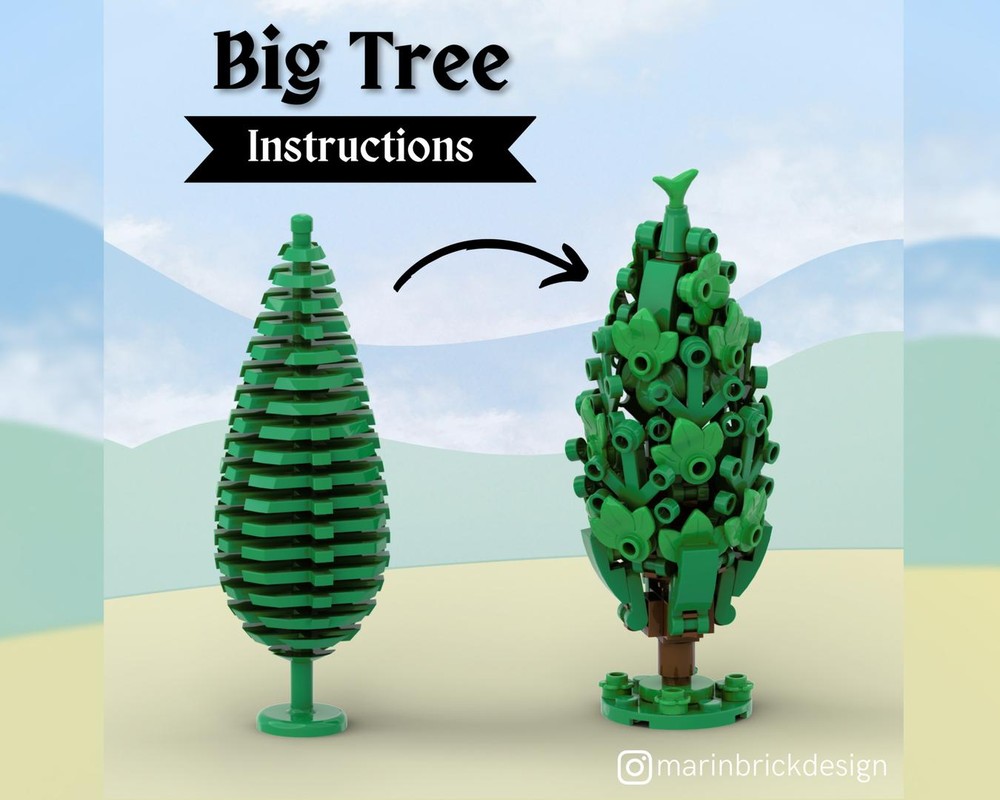 Lego Vintage Big tree - LEGO CASTLE MOC