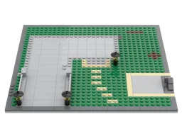 Plate (1 of 3) for LEGO Set 5891 - Appple Tree House