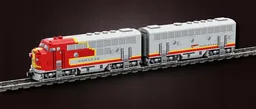 Diesel Locomotive EMD F7 Santa Fe