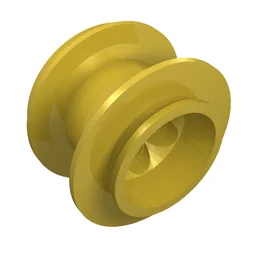 Wheel 68.8 x 40 Balloon Large / Yellow