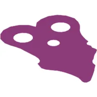 Neckwear Cape, Pauldron, Tattered / Magenta