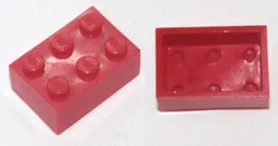 Brick 2 x 3 without Bottom Tubes