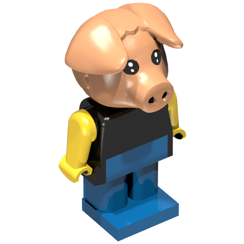 Lego Fabuland Figure Pig 2