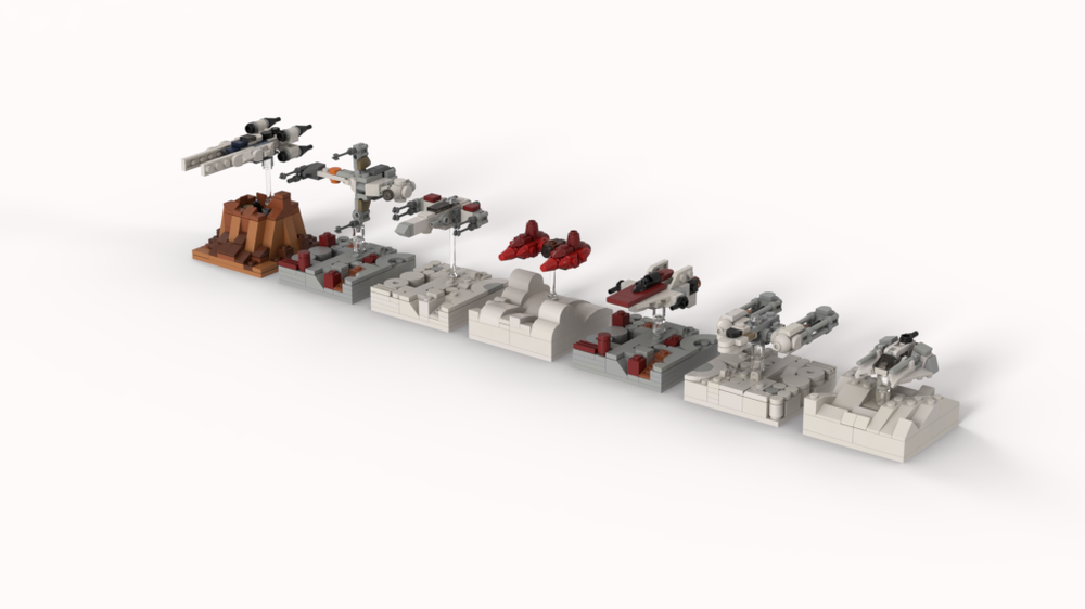 Lego Micro Star Fighters Episode 4,5,6, Rogue One