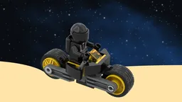 Blacktron Advance Bike (Batcycle alt-build 212404-1)