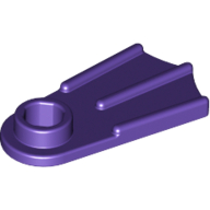 Lego Minifig Footwear Flipper [Thick] / Dark Purple