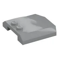 Brick Wedged, Curved Triple 4 x 4 x 2/3, 2 Studs / Light Bluish Gray