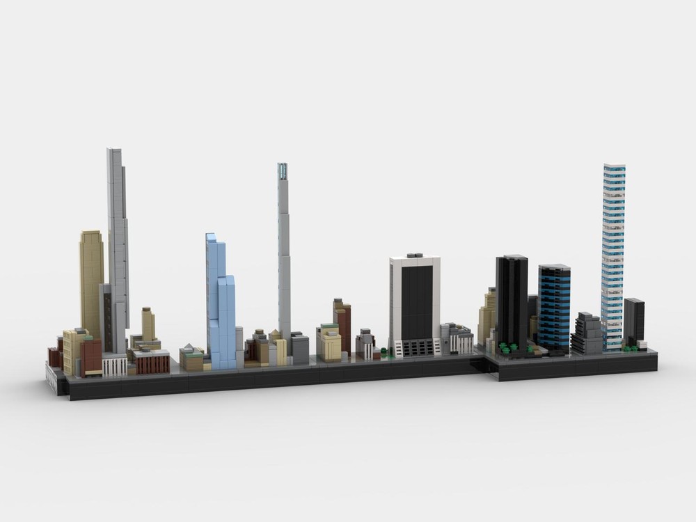 Lego Billionaires Row Skyline - NYC