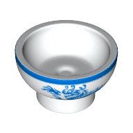 Lego Equipment Dish / Bowl with Dragon Print