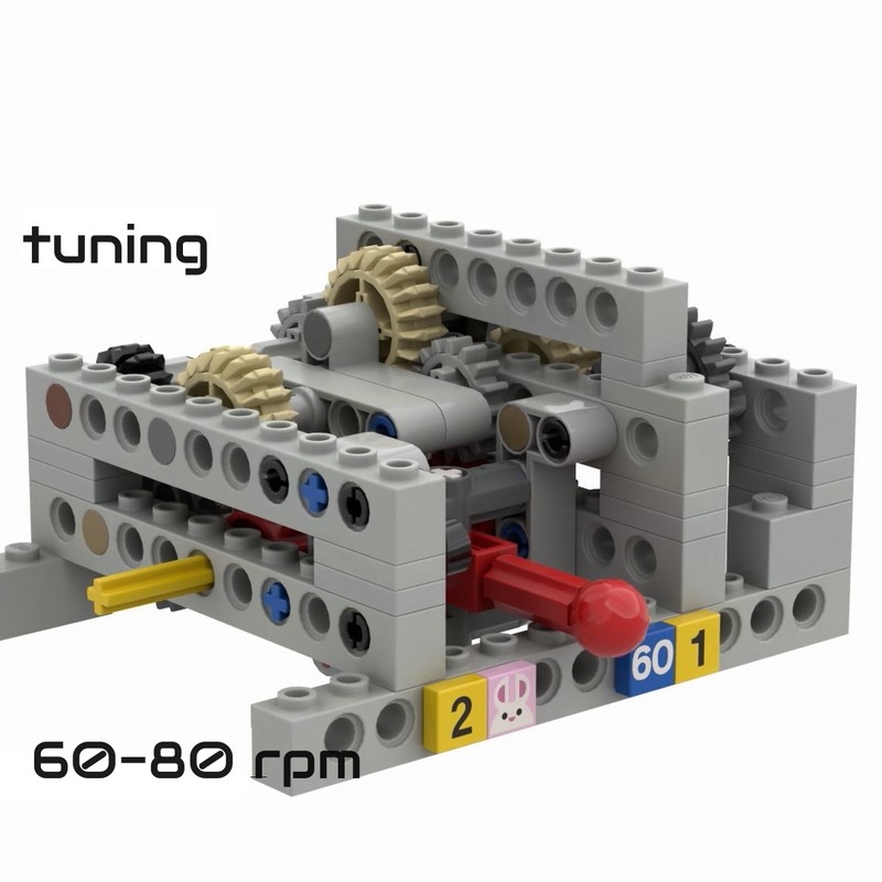 Lego 60-80 two speed gearbox for GBC and more