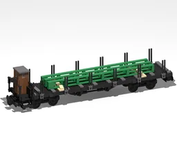 DRG 4-axle flatcar type SS15 (8w)