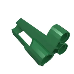 Technic Panel Fairing # 5 Small Short, Large Hole, Side A / Green
