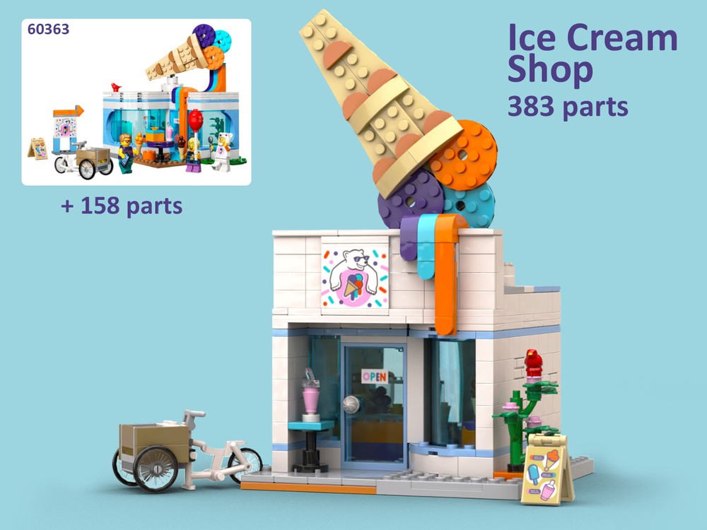 Lego Ice Cream Shop Modular