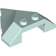 Lego Brick Wedged, Sloped 4 x 4 Pointed / Light Aqua