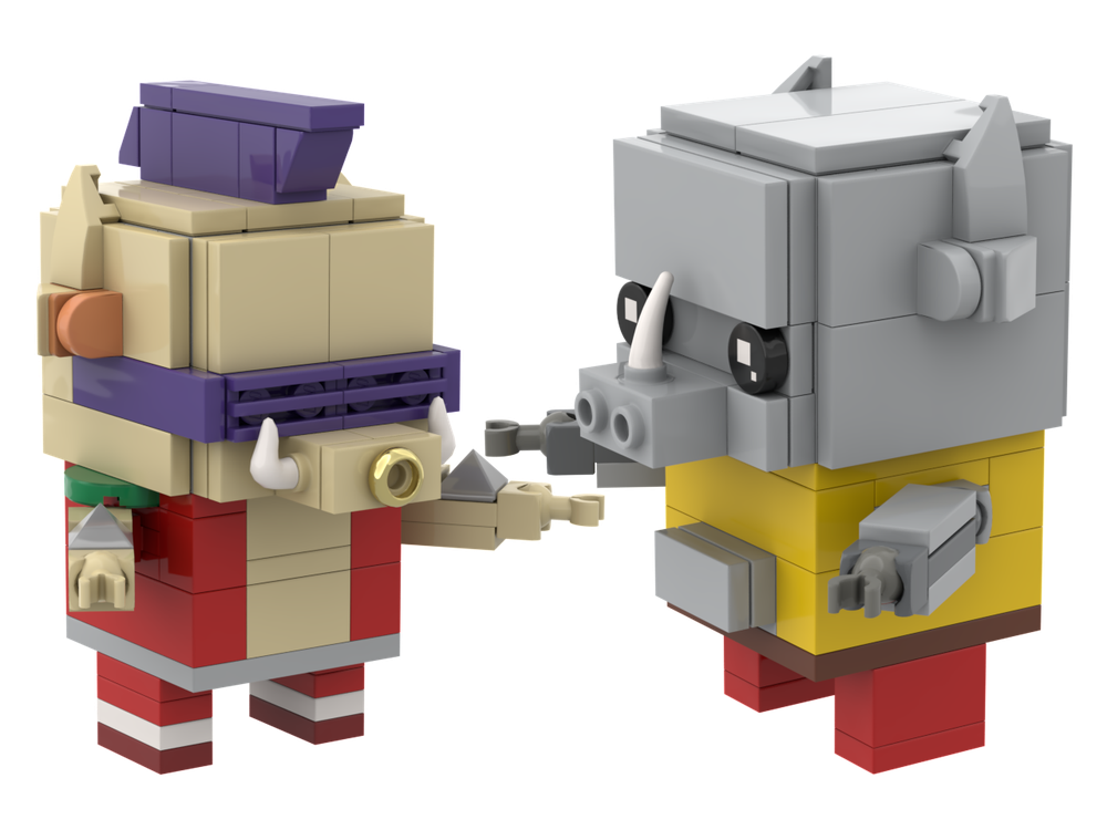 Lego Brickheadz Bebop & Rocksteady
