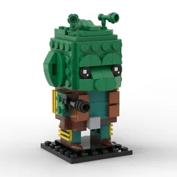 Greedo Bounty Hunter from A New Hope MOC Brickheadz