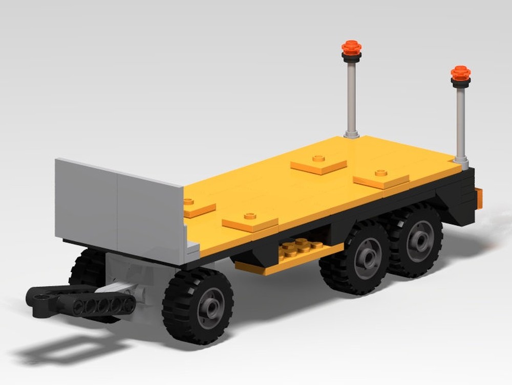Lego 60409 Yellow Mobile Construction Crane Trailer
