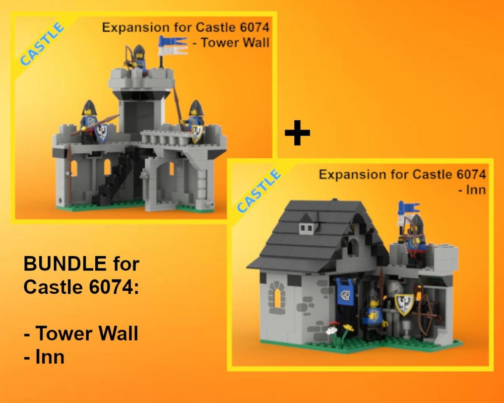 Lego Classic Castle Expansions - 6074 - BUNDLE