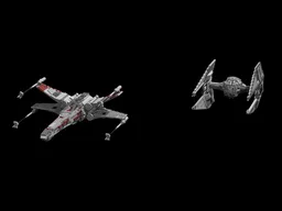 X Wing & Tie Interceptor