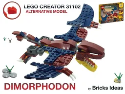 Dimorphodon Dinosaur - Lego Creator 31102 set