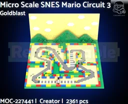 Micro Scale SNES Mario Circuit 3