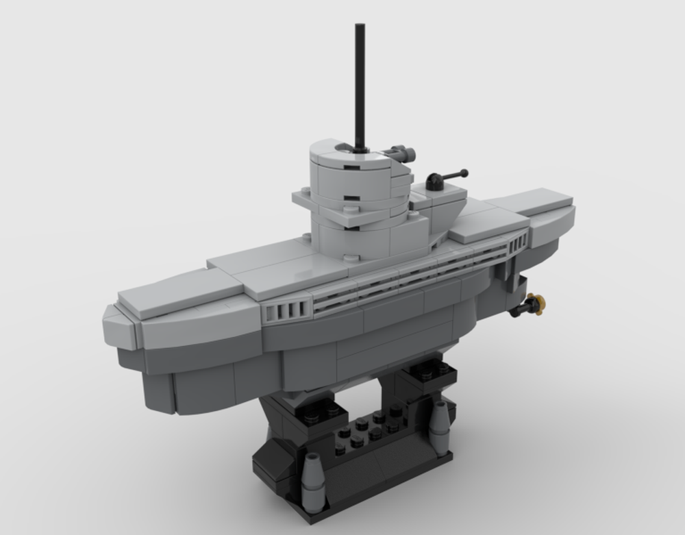 Lego U-505 scale Superdeformed