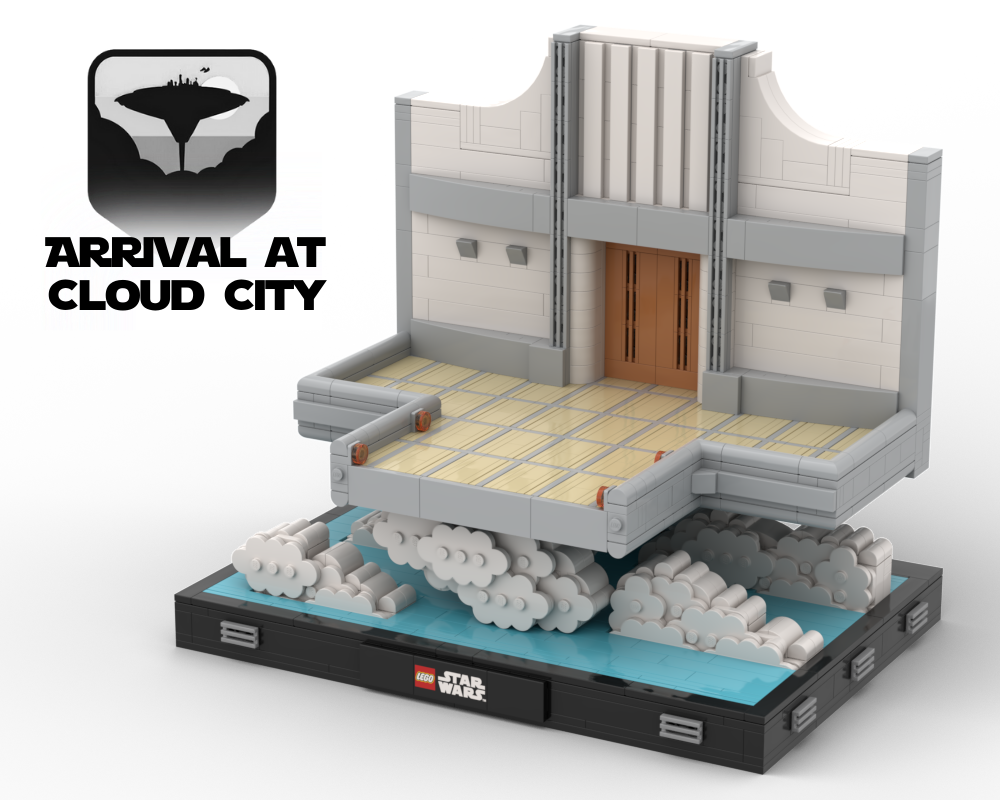 Lego Arrival at Cloud City Diorama