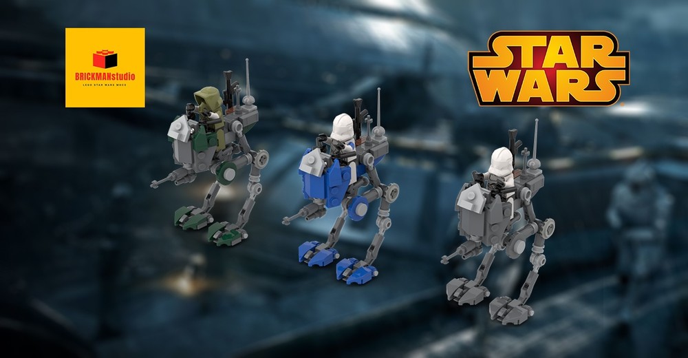 Lego SW Clone Wars Republic AT-RT Scout Walker (Available in different colors)