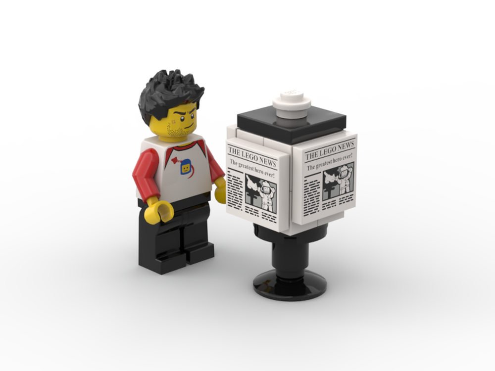 Lego NewsStand Totem