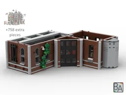 Arkham Asylum Lower Floor - Compatible with Set 76300