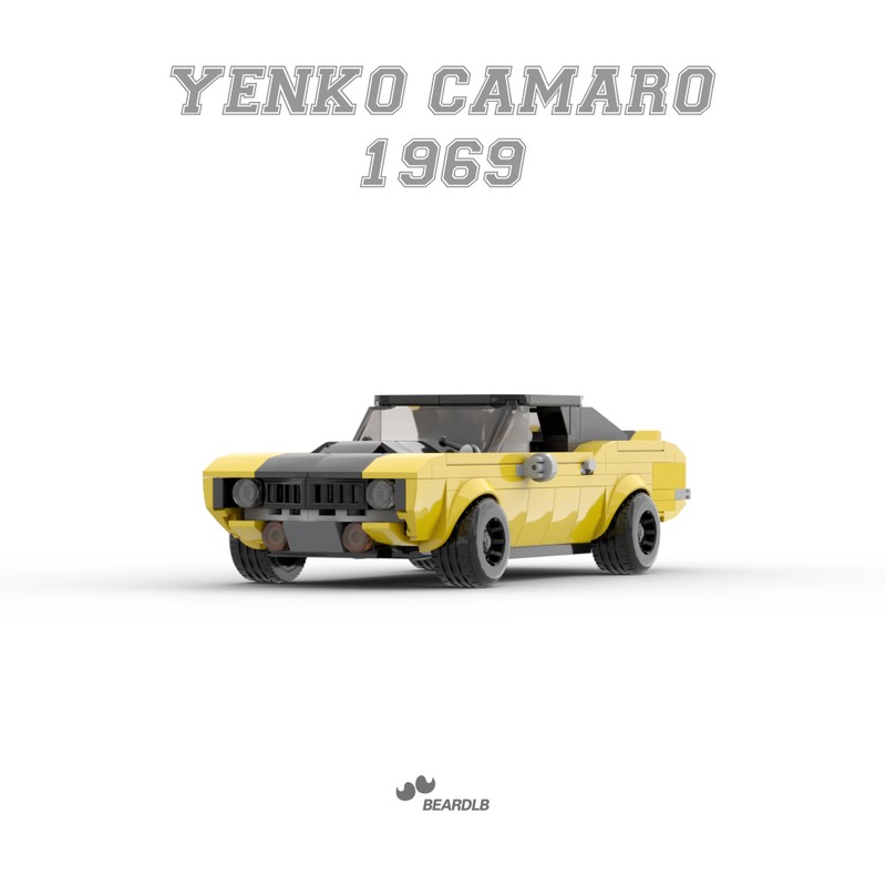 Lego Camaro 1969 8wide speedchampions