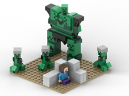 The MEGA Creeper Golem