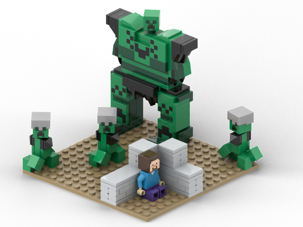 Lego The MEGA Creeper Golem