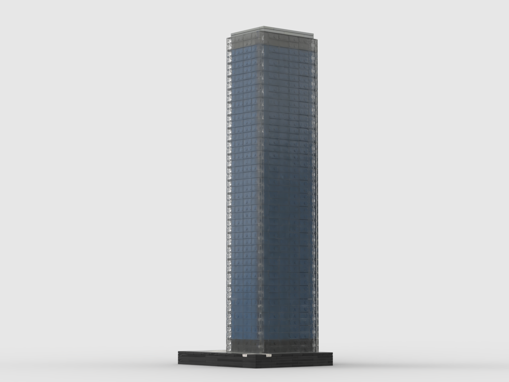 Lego Brookfield Place at 1/650th Scale