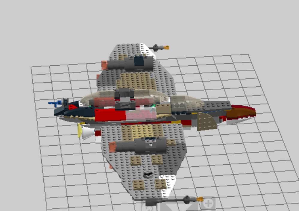 Lego black sun three-seater hot rod starfighter