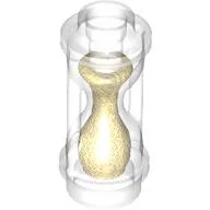 Equipment Hourglass with Pearl Gold Sand Pattern / Trans-Clear