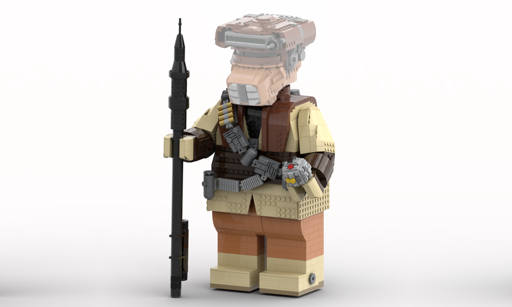 Lego Boushh Mega Figure (fits official Lego helmet)