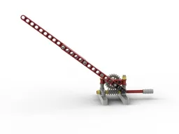 Worm gear design - Parking barrier