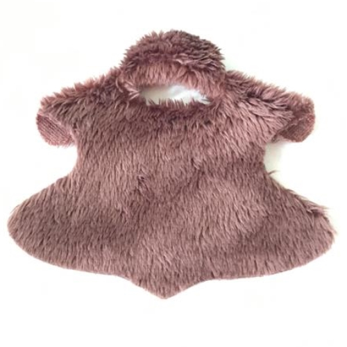 Lego Duplo Bearskin with Neck Opening / Dark Brown