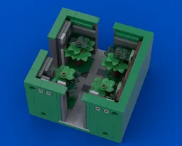 Courtyard from Blue Prince