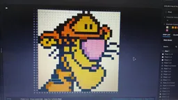 Mosaic 32x32 Tigrou Disney