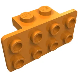 Bracket 1 x 2 - 2 x 4 / Orange
