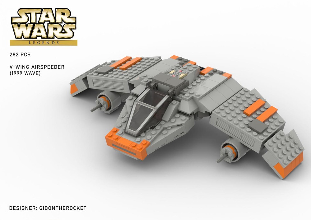 Lego V-Wing Airspeeder (1999 style)