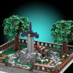 Stone sword park