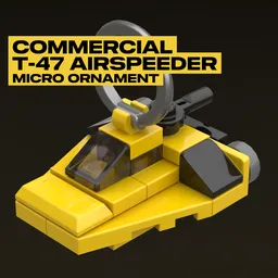 Commercial T-47 Airspeeder Micro Ornament