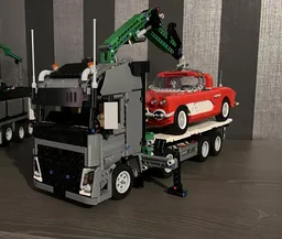 Volvo crane truck