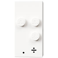 Lego Braille Brick 2 x 4 with 3 Studs ⠲ and '. ÷' Print
