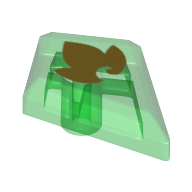 Lego Tile Special 1 x 2 Diamond with Elemental Earth Print