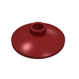 Dish 2 x 2 Inverted [Radar] / Dark Red